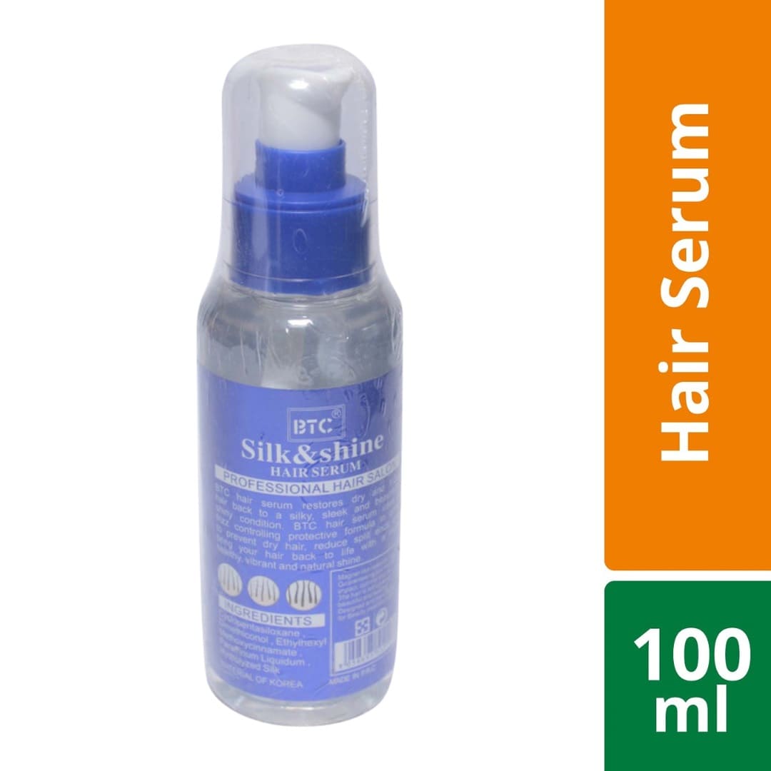 BTC Silk and Shine Hair Serum 100ml