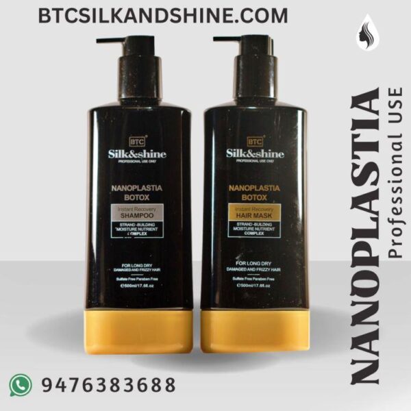 BTC Silk and Shine Nanoplatia Hair Mask