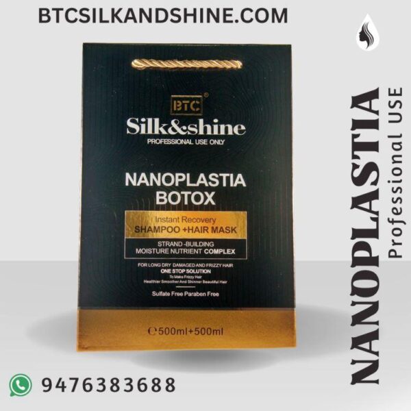 BTC Silk and Shine Nanoplatia Shampoo