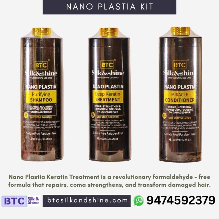 Nano Plastia Shampoo Treatment Conditioner 1000ml x 3 BTC Nanoplastia treatment