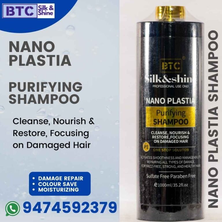 BTC Silk and Shine Nano Plastia Shampoo 1000 ml Nano Plastia Shampoo